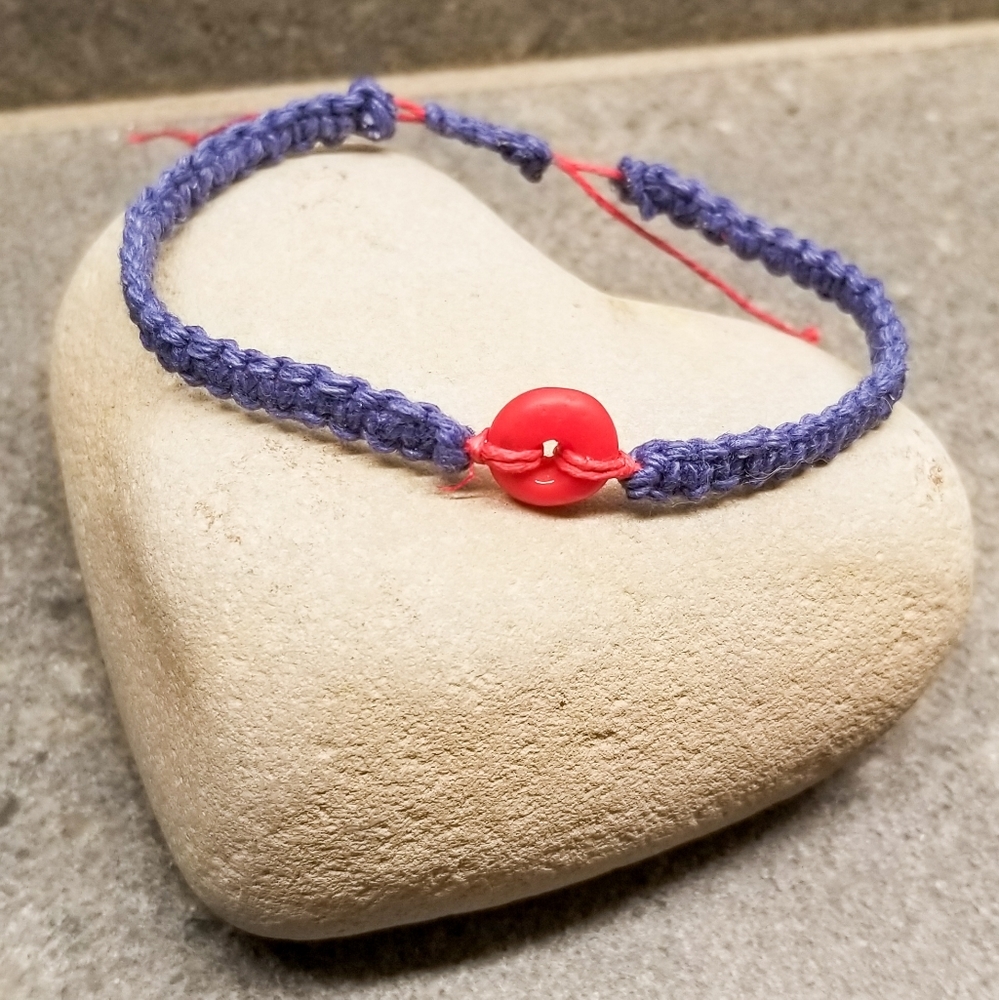 Fishman Donut Adjustable Hemp Bracelet - Picture 4 of 6